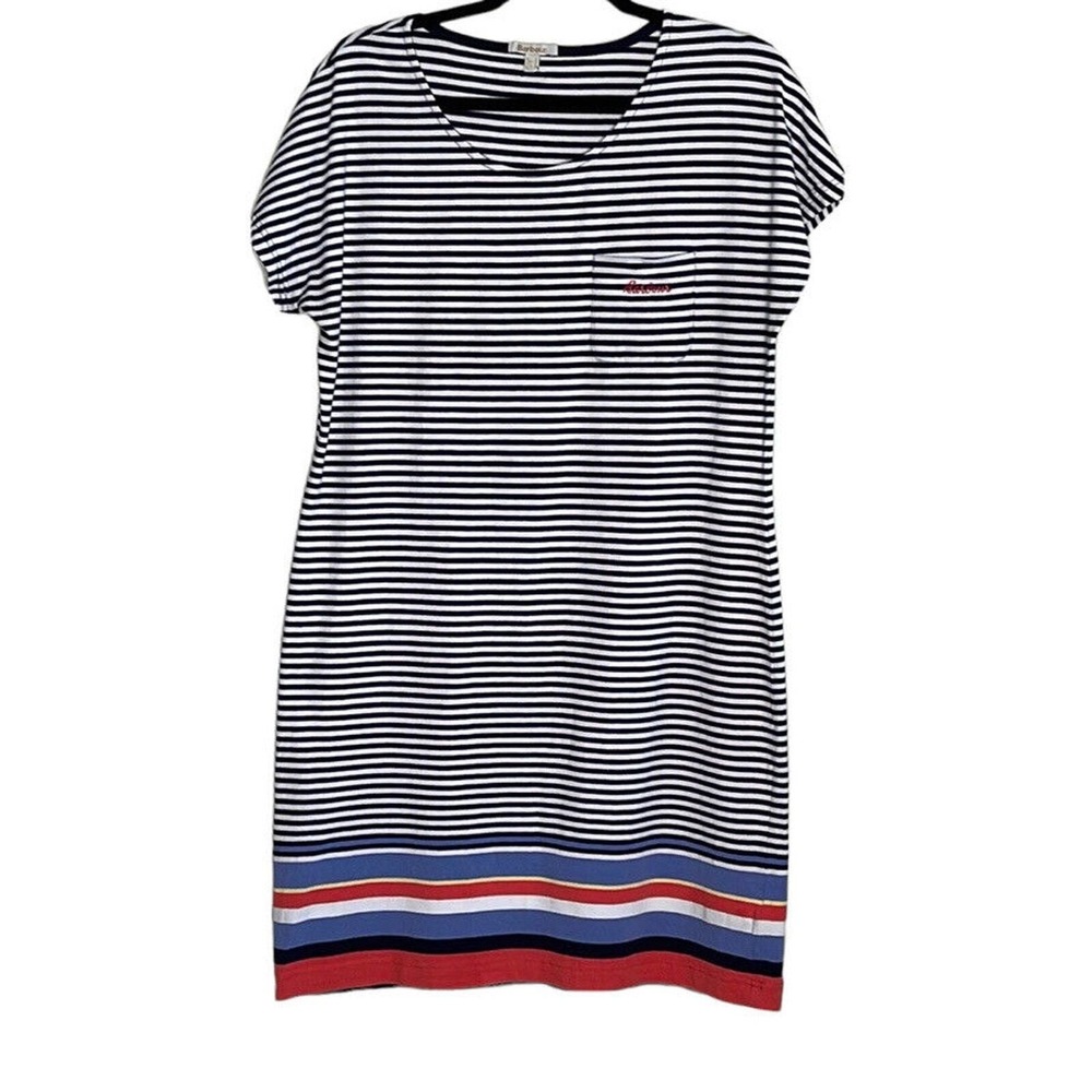 Barbour Harewood Strips  Dress Size 12 Nautical‎